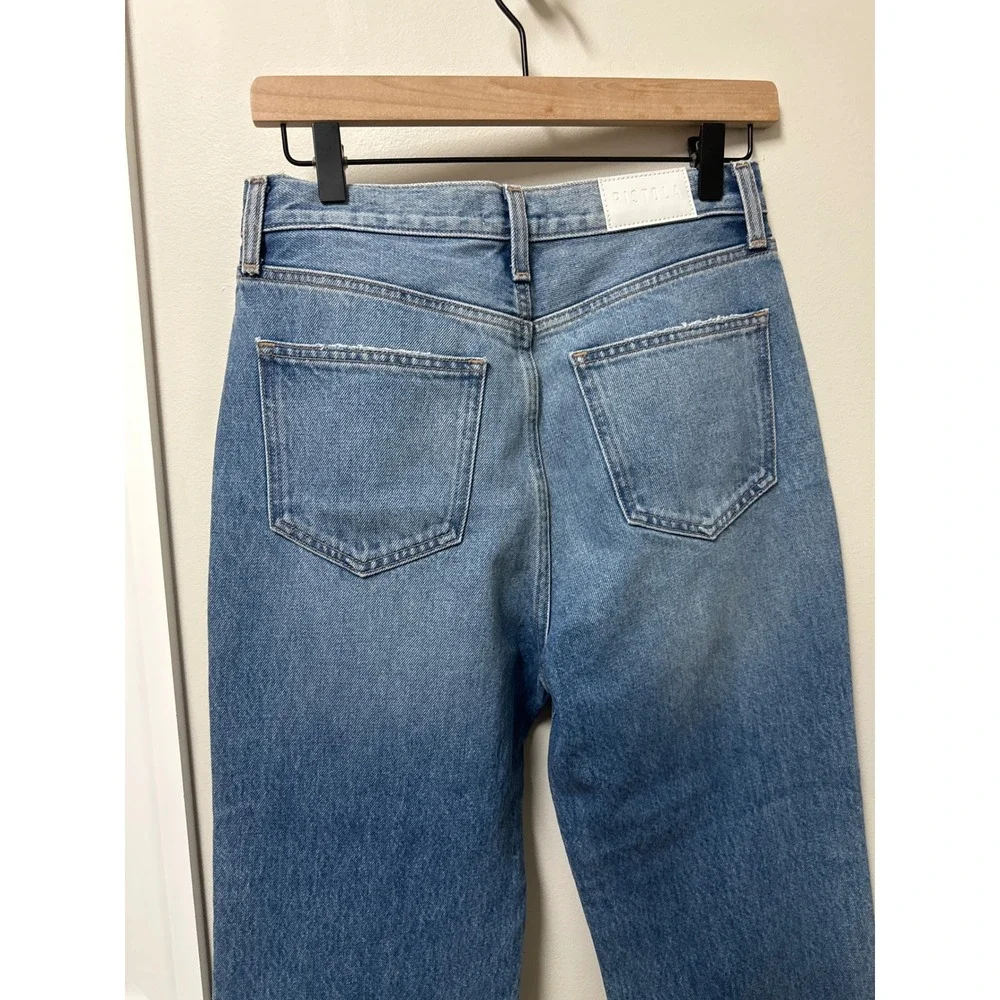 Pistola Cassie High Rise Straight Jeans‎ Rare Proto Sample Raw Hem Grunge Indie